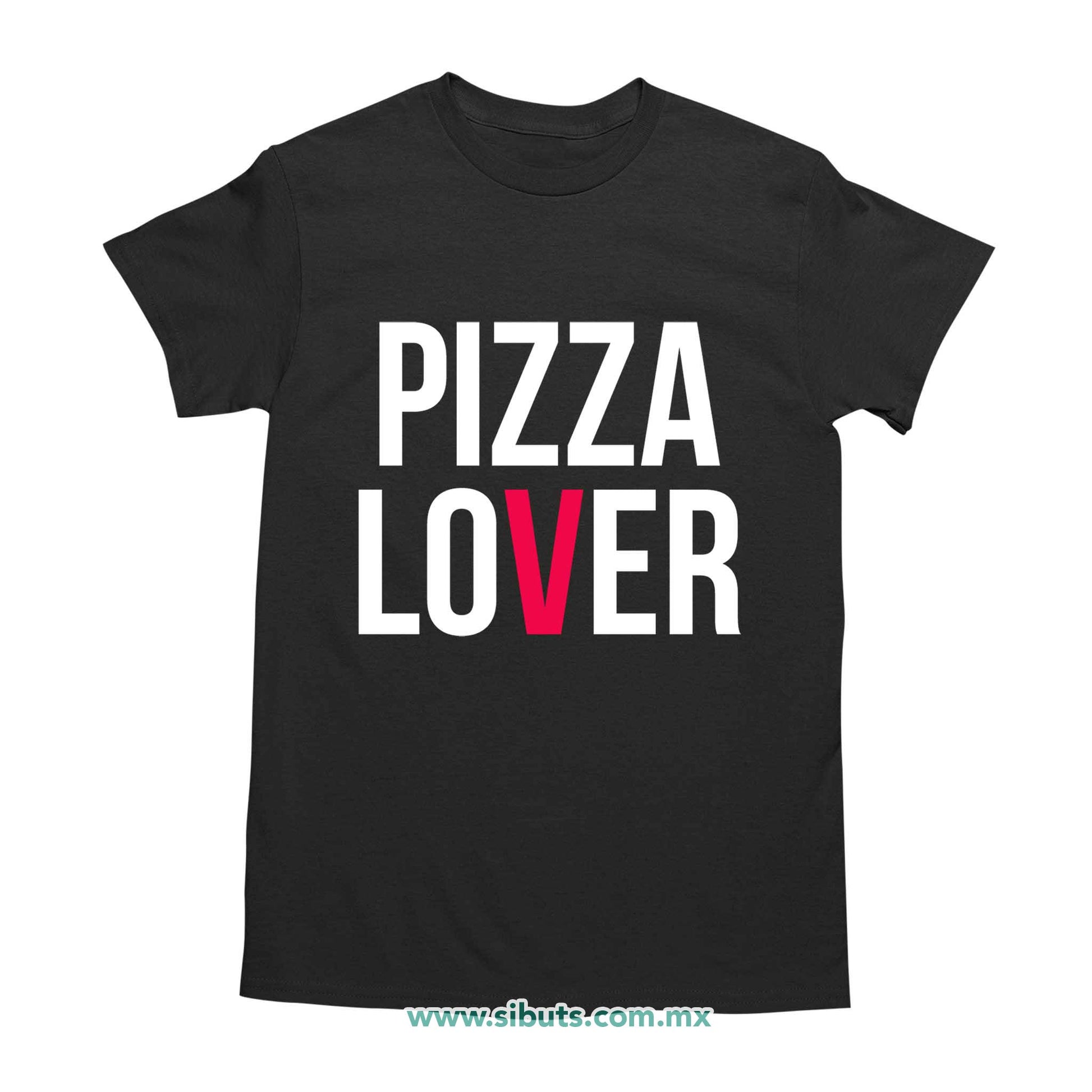 Playera Hombre Pizza Lover