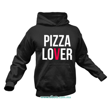Sudadera Hombre Gorro Pizza Lover