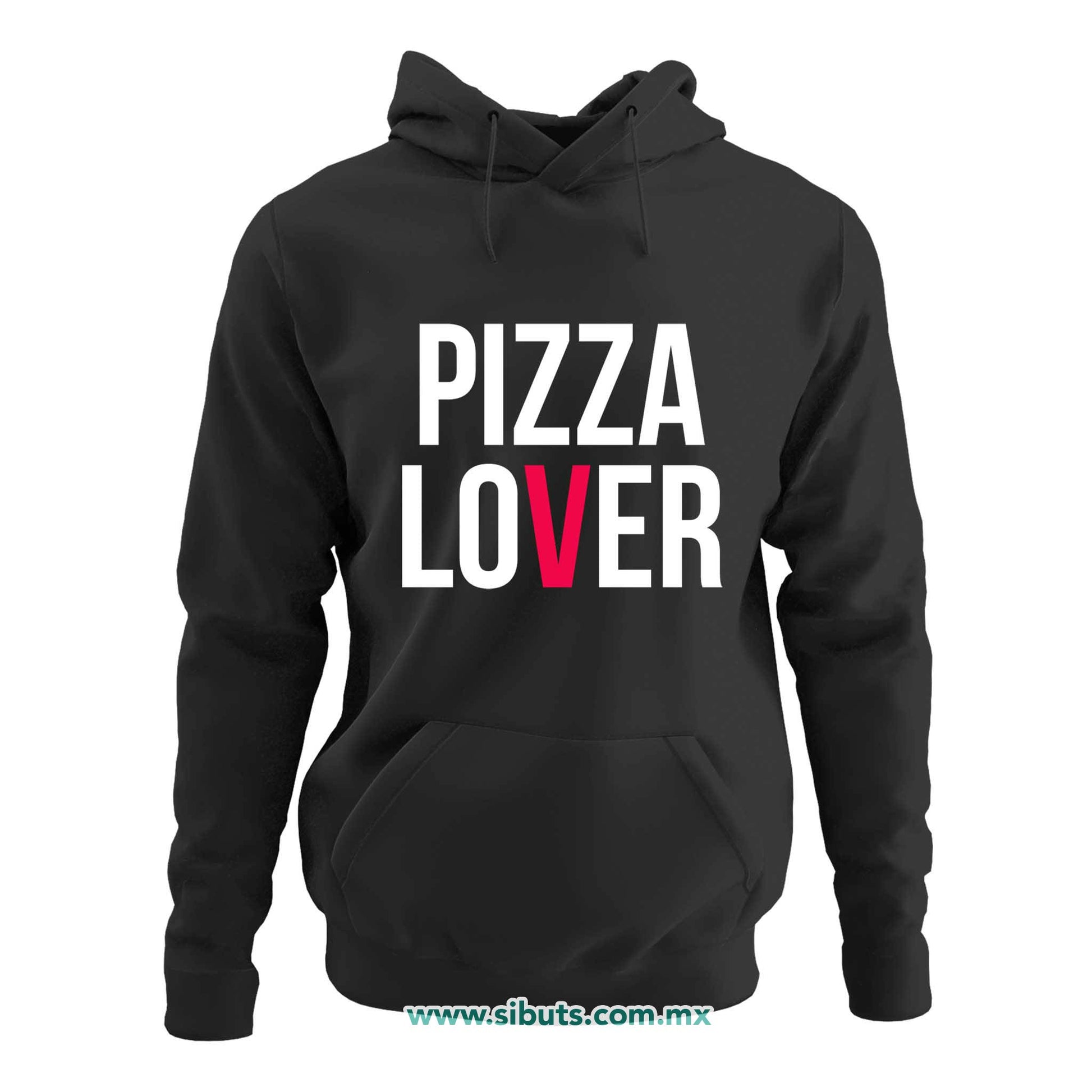 Sudadera Mujer Gorro Pizza Lover