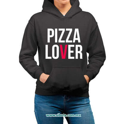 Sudadera Mujer Gorro Pizza Lover