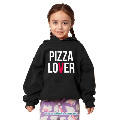 Sudadera Niño Gorro Pizza Lover