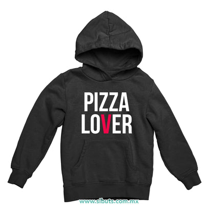 Sudadera Niño Gorro Pizza Lover