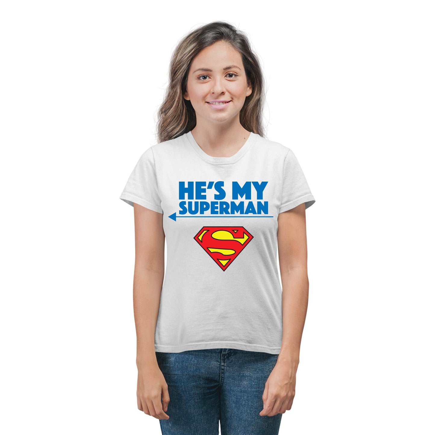 Playera para Parejas Superman y Wonder Woman