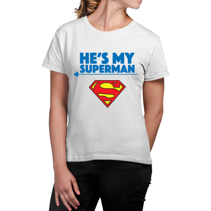 Playera para Parejas Superman y Wonder Woman