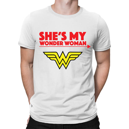Playera para Parejas Superman y Wonder Woman
