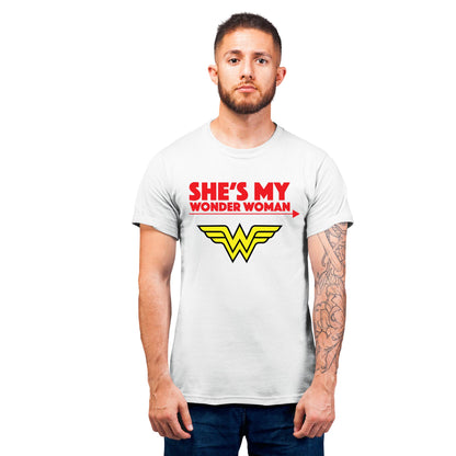 Playera para Parejas Superman y Wonder Woman