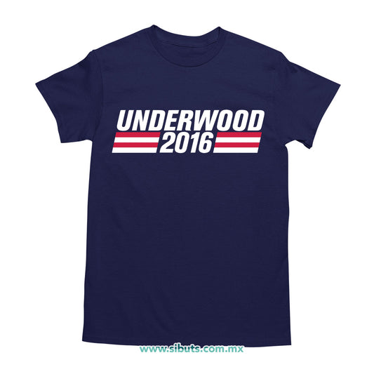 Playera Hombre House Of Cards Underwood 2016