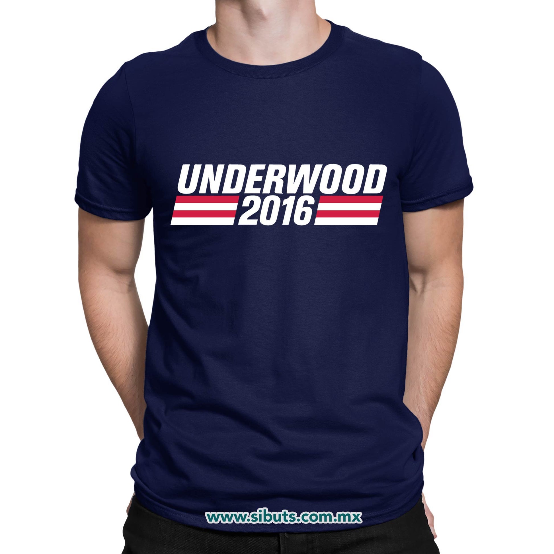 Playera Hombre House Of Cards Underwood 2016
