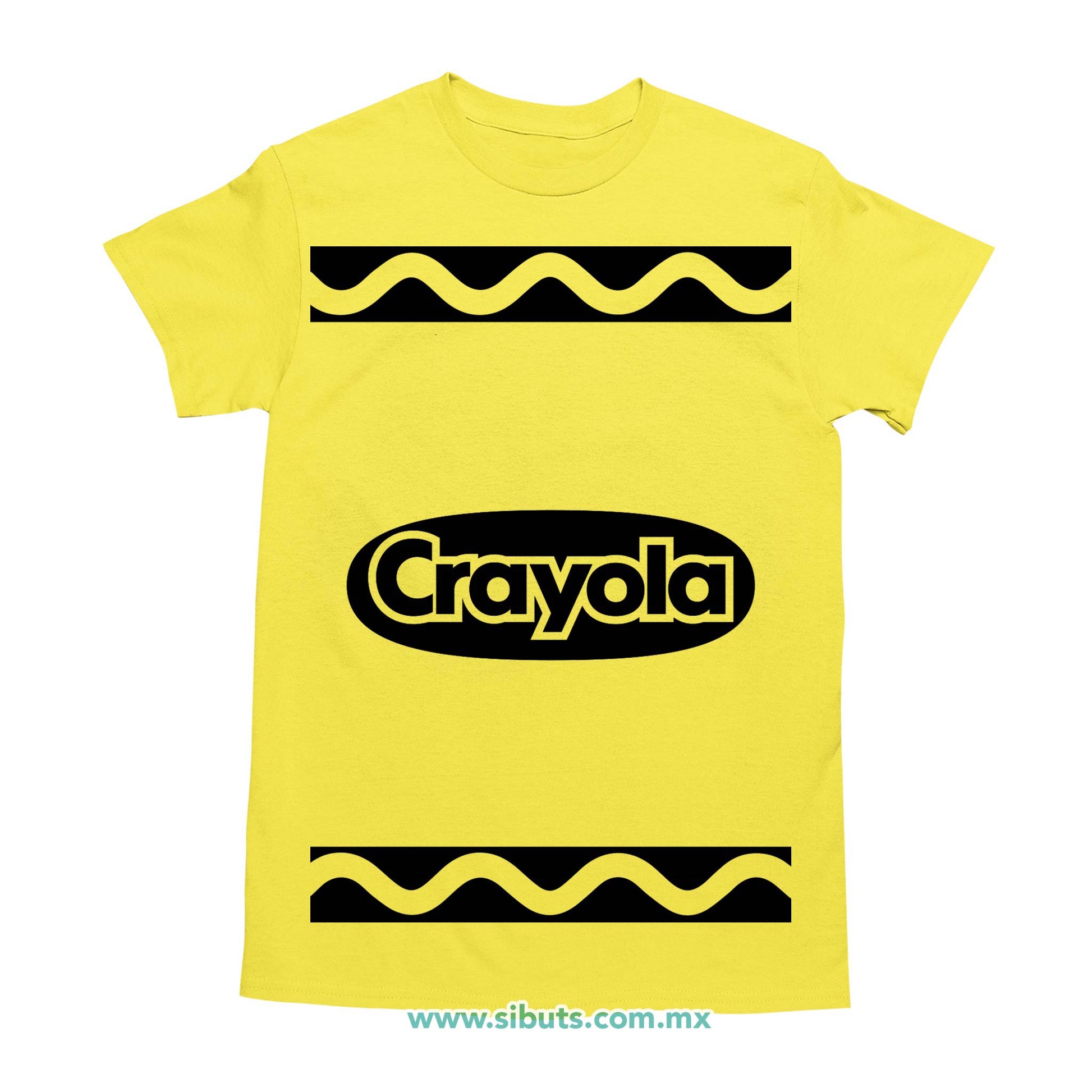 Playera Hombre Crayola Amarilla