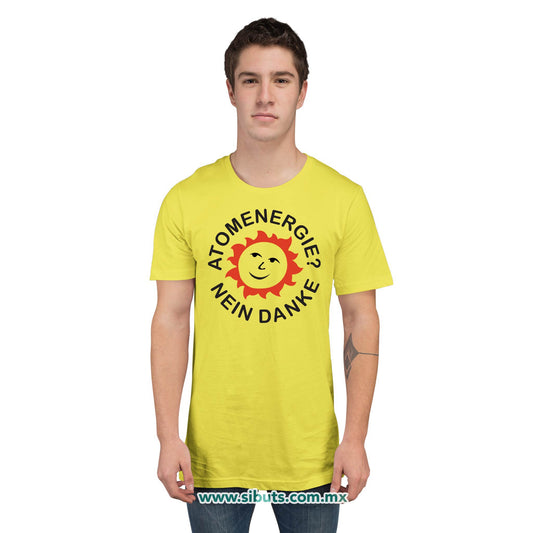 Playera Hombre Dark Atomenergie Nein Danke