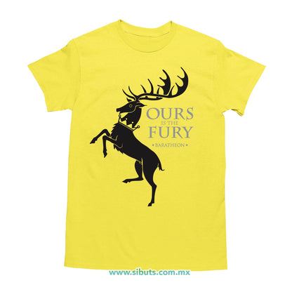 Playera Hombre Game Of Thrones House Baratheon