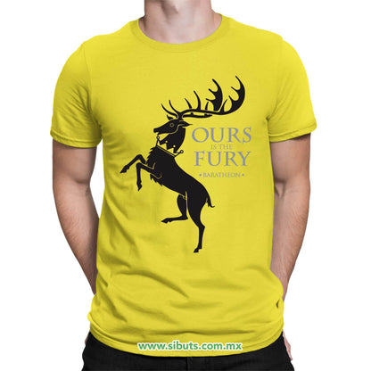 Playera Hombre Game Of Thrones House Baratheon