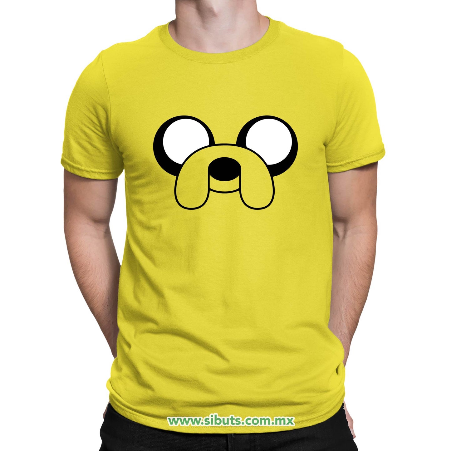 Playera Hombre Hora De Aventura Jake