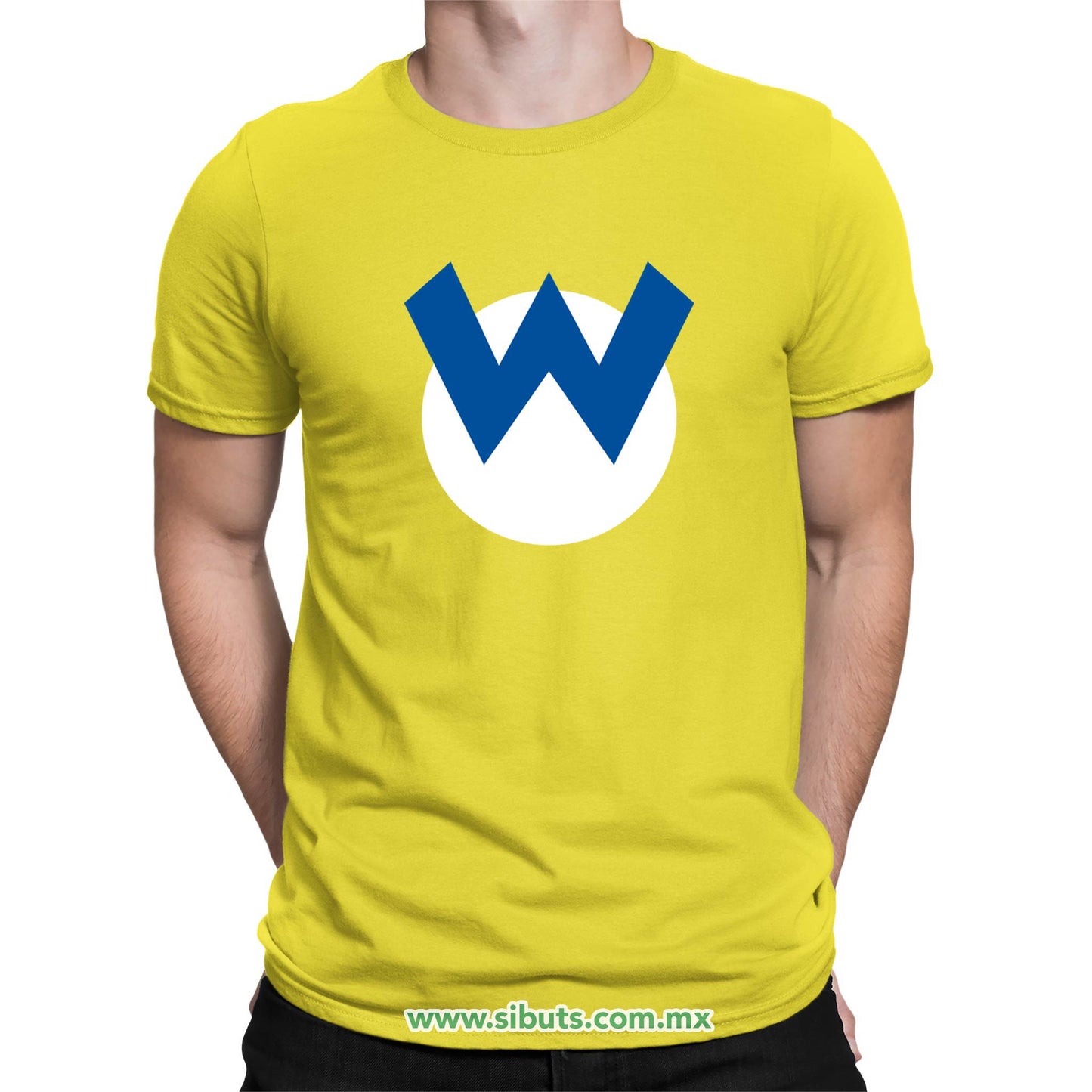 Playera Hombre Mario Bros Wario