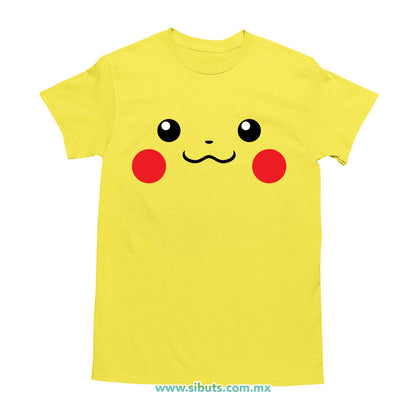 Playera Hombre Pokemon Pikachu