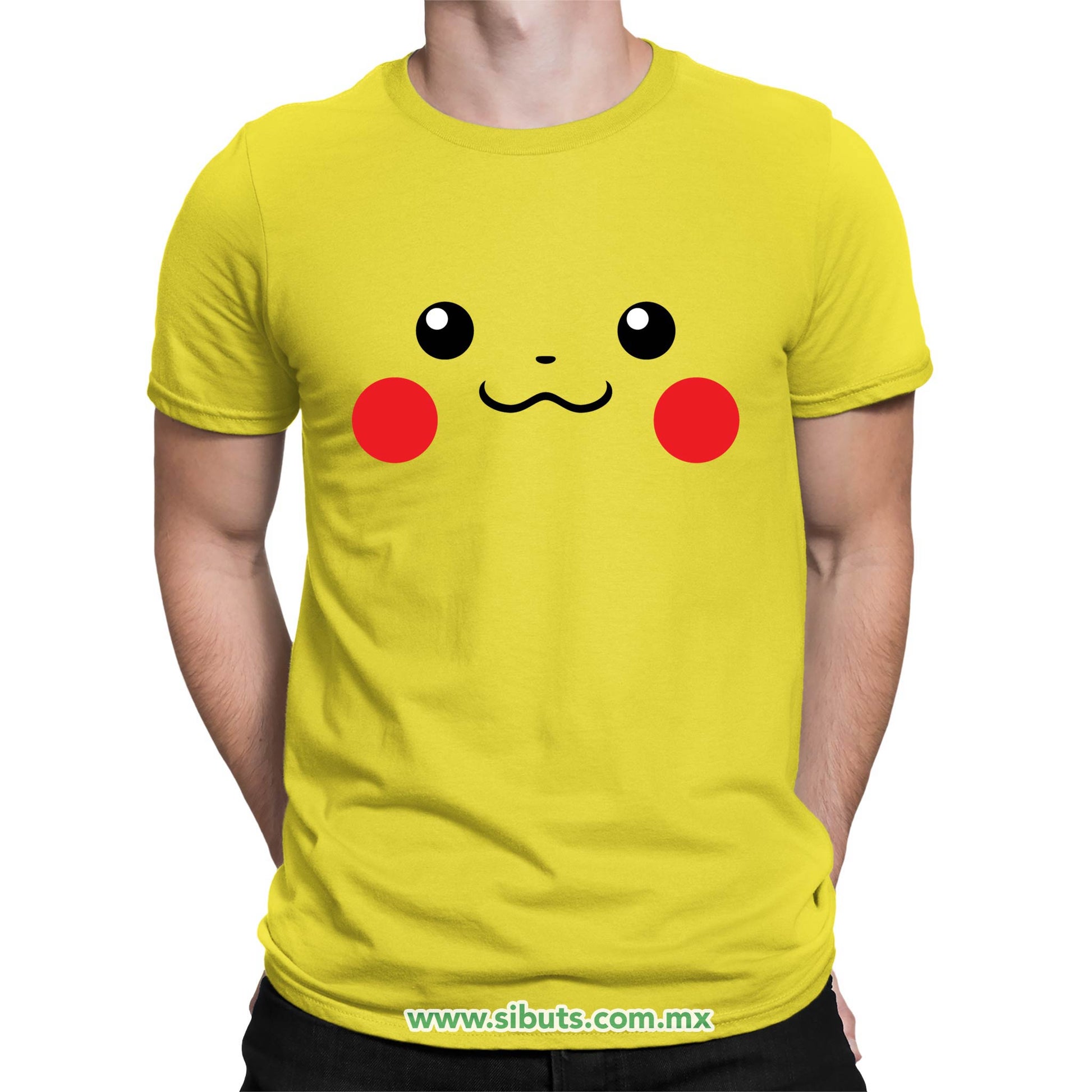Playera Hombre Pokemon Pikachu