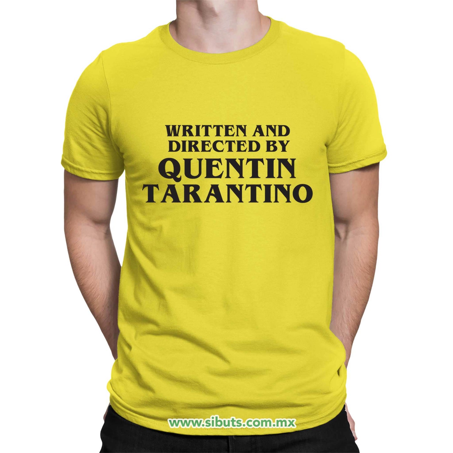 Playera Hombre Written And Directed By Quentin Tarantino