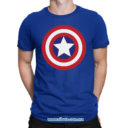 Playera Hombre Capitan America