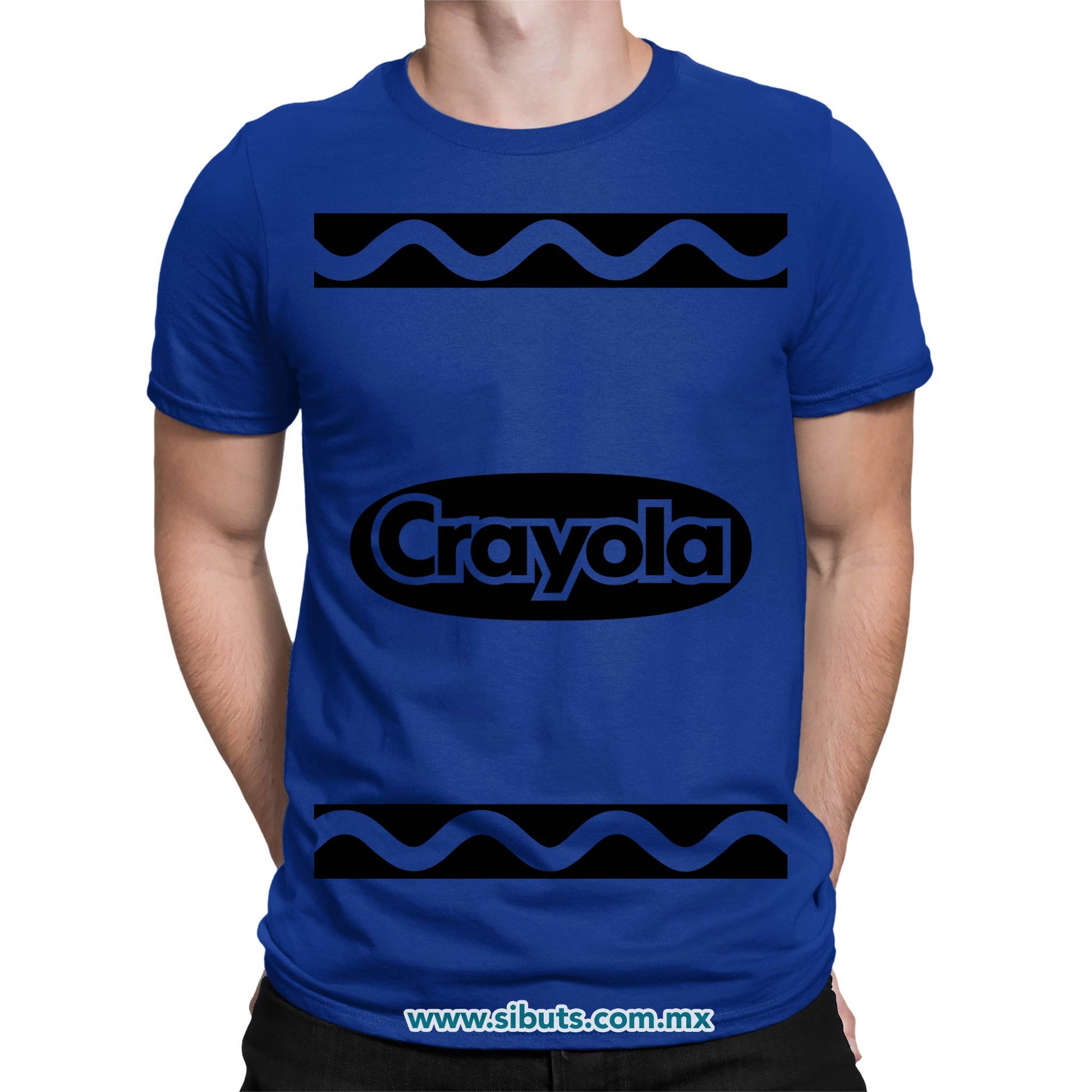 Playera Hombre Crayola Azul
