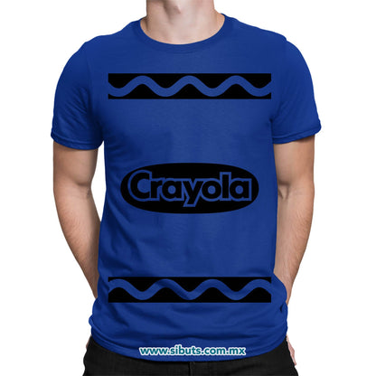 Playera Hombre Crayola Azul