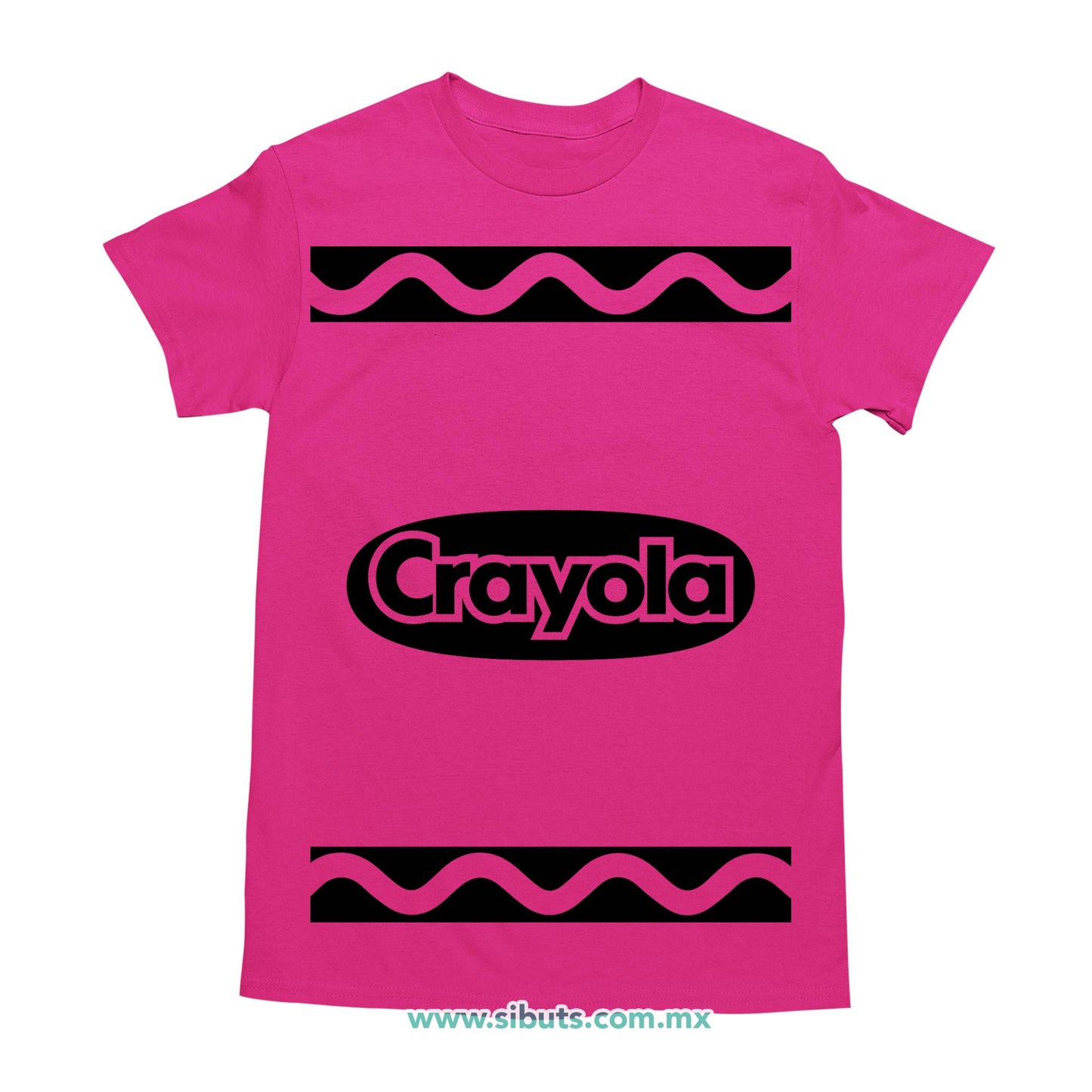 Playera Hombre Crayola Fucsia