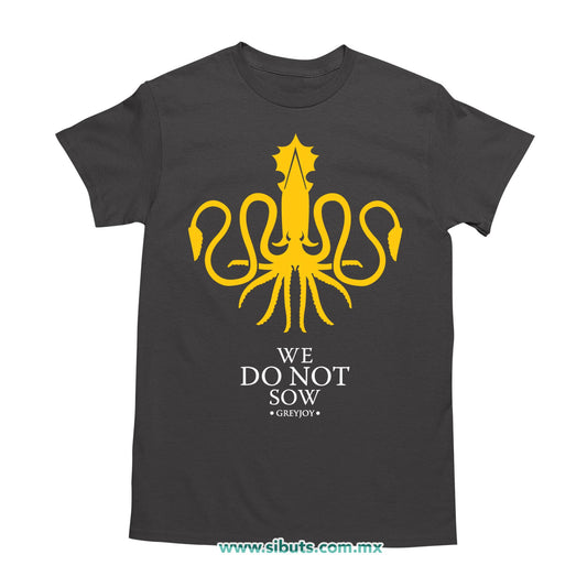 Playera Hombre Game Of Thrones House Greyjoy
