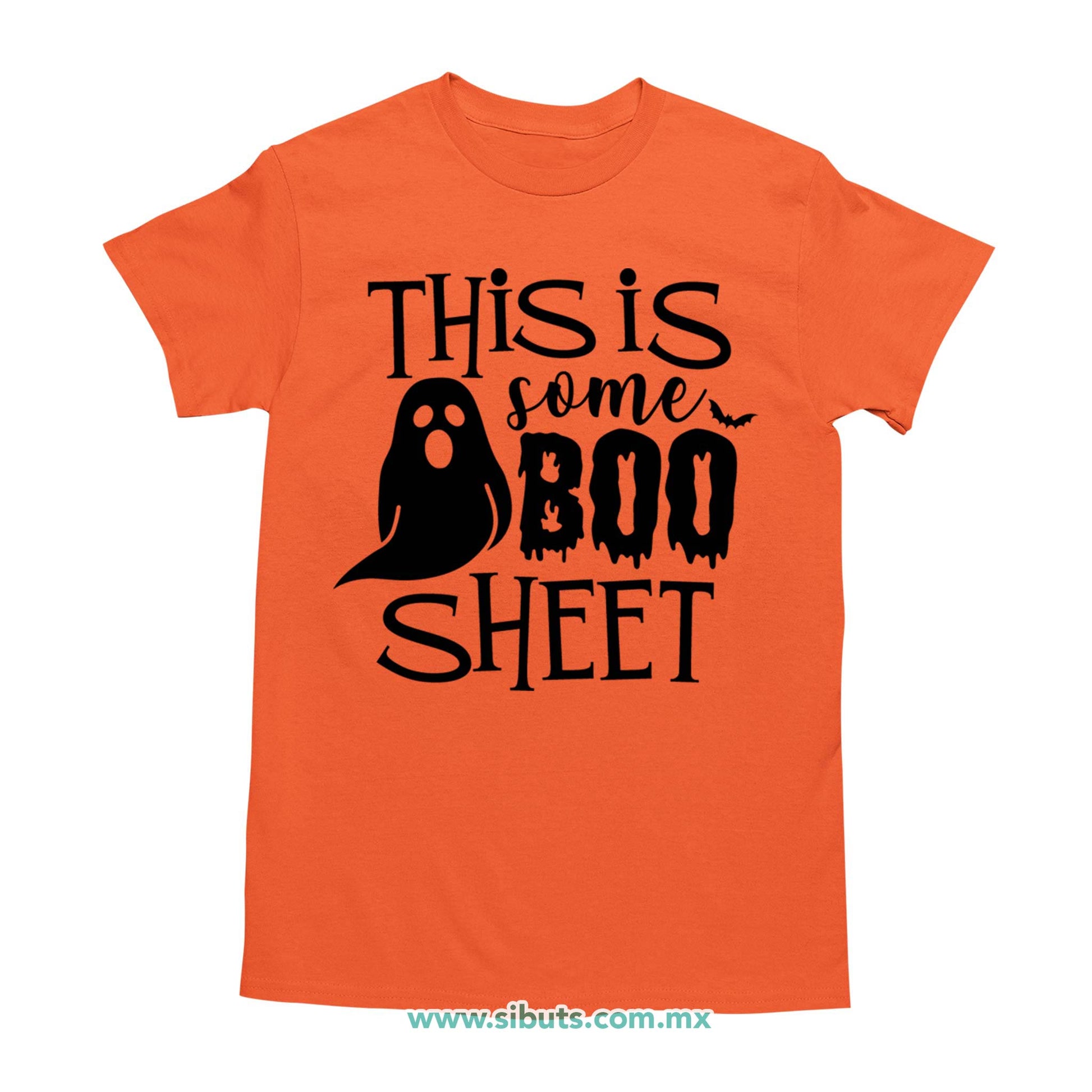 Playera Hombre Halloween This Is Some Boo Sheet