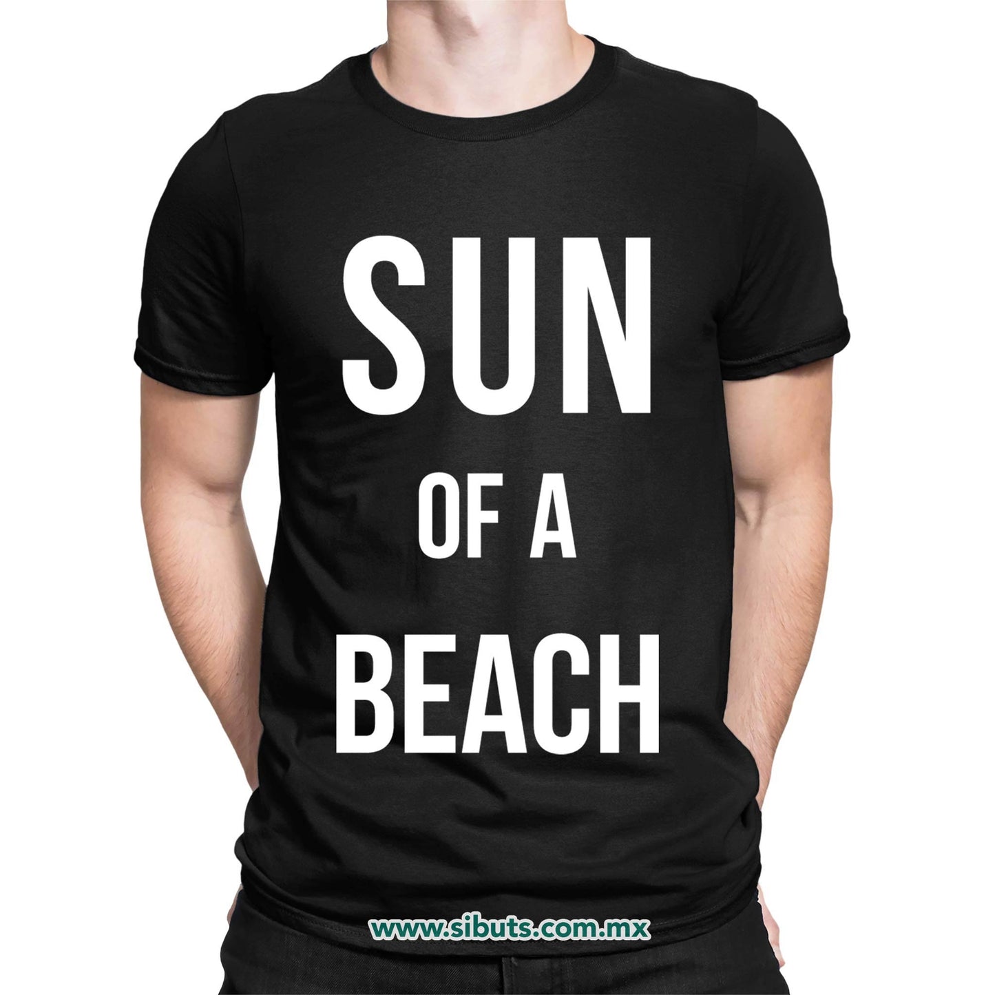 Playera Hombre Divertida Sun Of A Beach