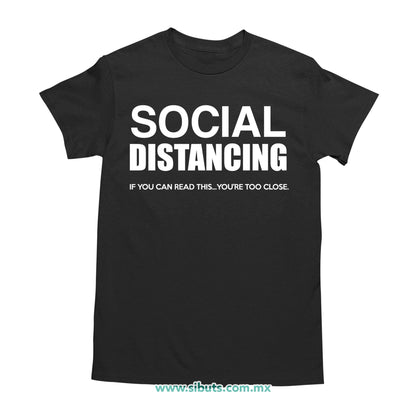 Playera Hombre Social Distancing
