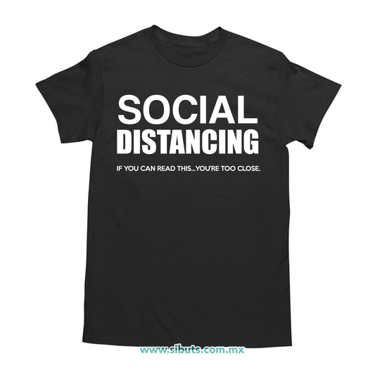 Playera Hombre Social Distancing