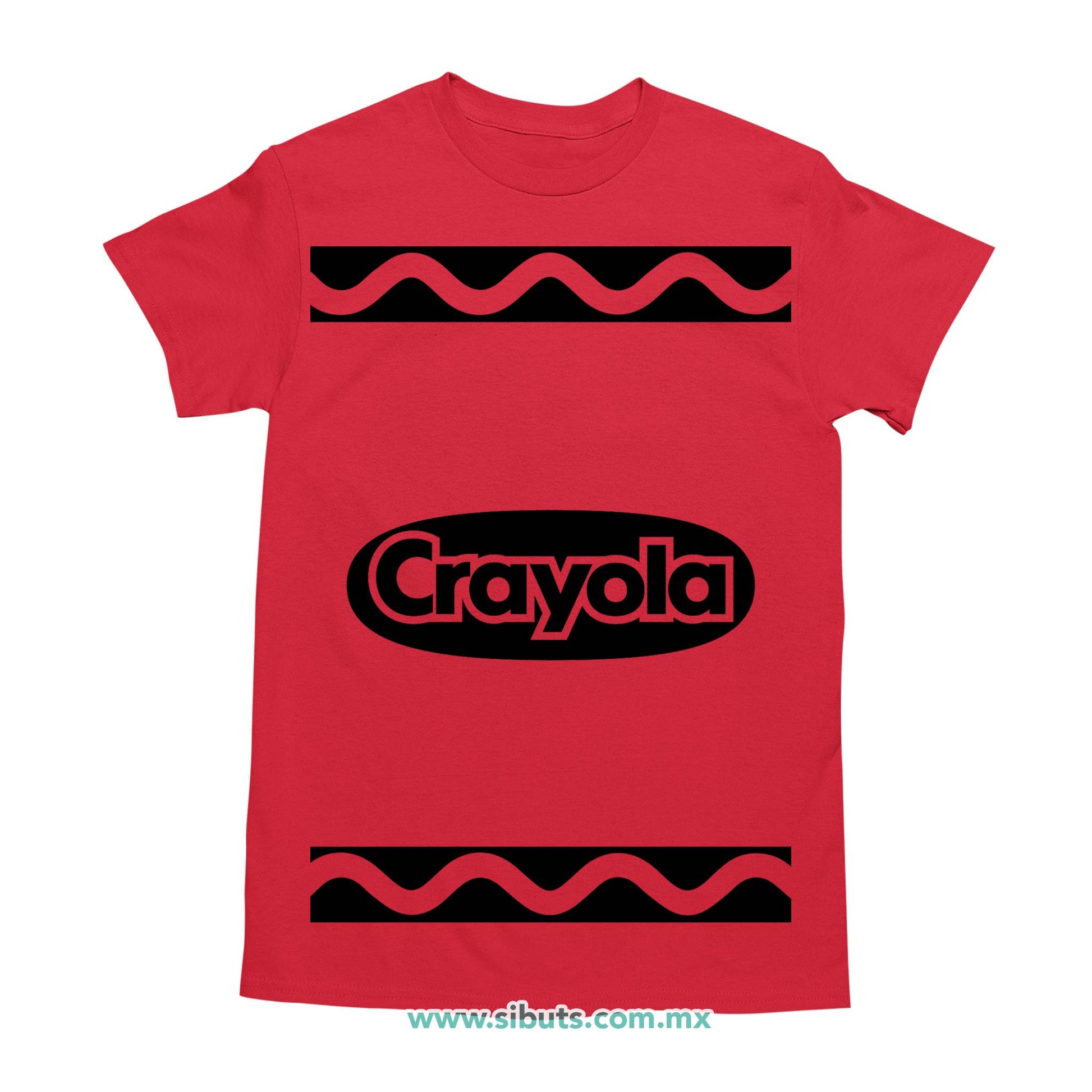 Playera Hombre Crayola Rojo