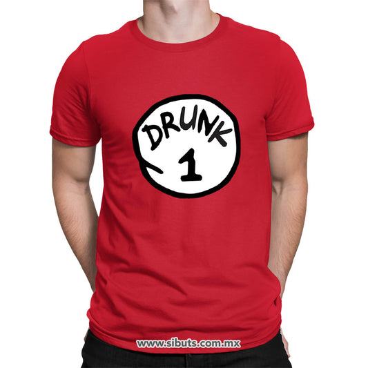 Playera Hombre Dr. Seuss Drunk 1