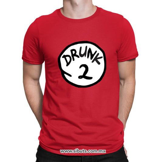 Playera Hombre Dr. Seuss Drunk 2