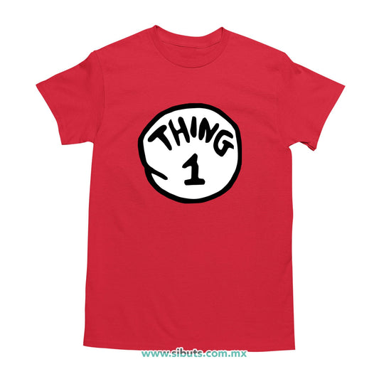 Playera Hombre Dr. Seuss Thing 1