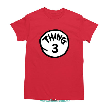 Playera Hombre Dr. Seuss Thing 3