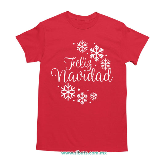 Playera Hombre Feliz Navidad
