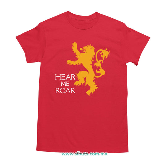 Playera Hombre Game Of Thrones House Lanister