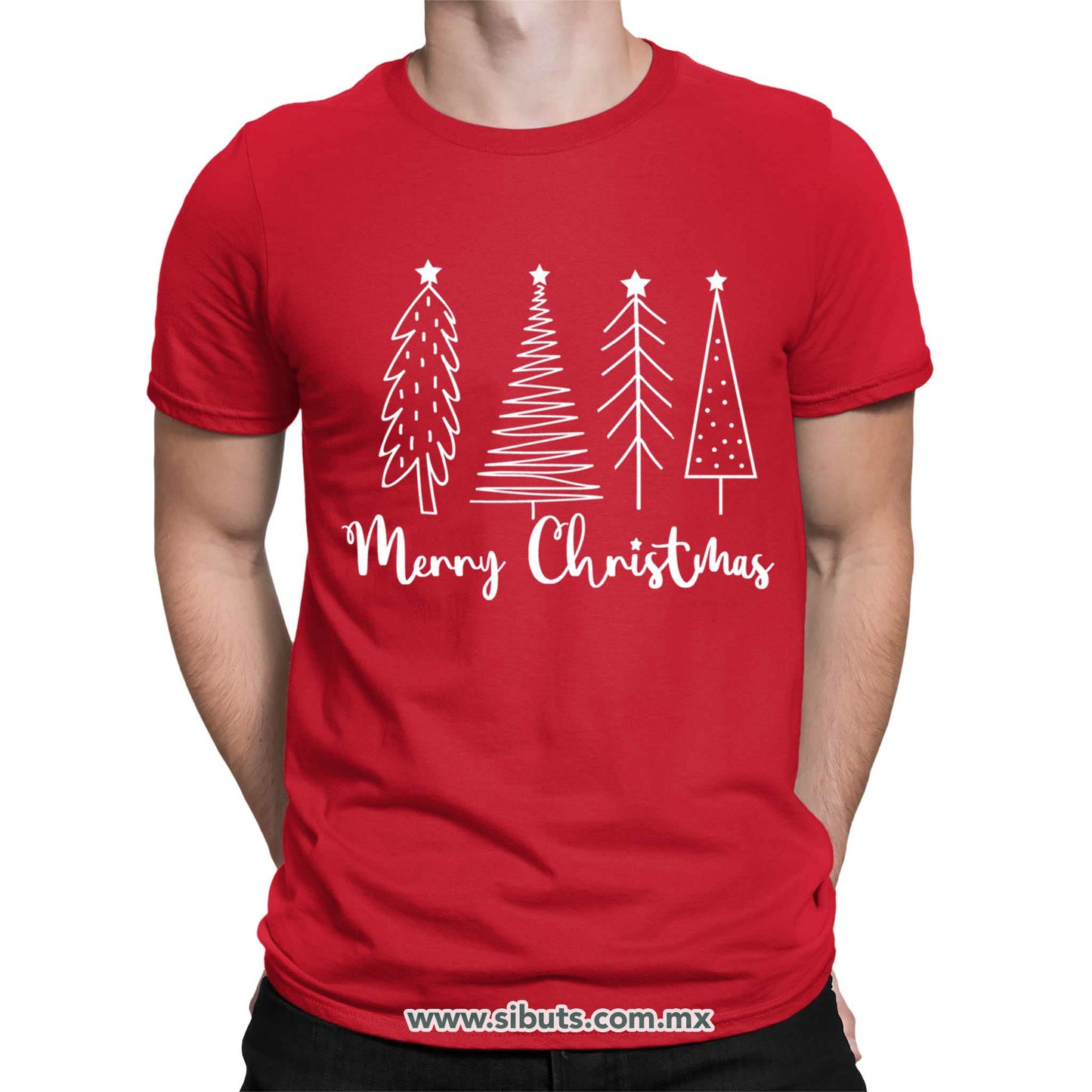 Playera Hombre Merry Christmas