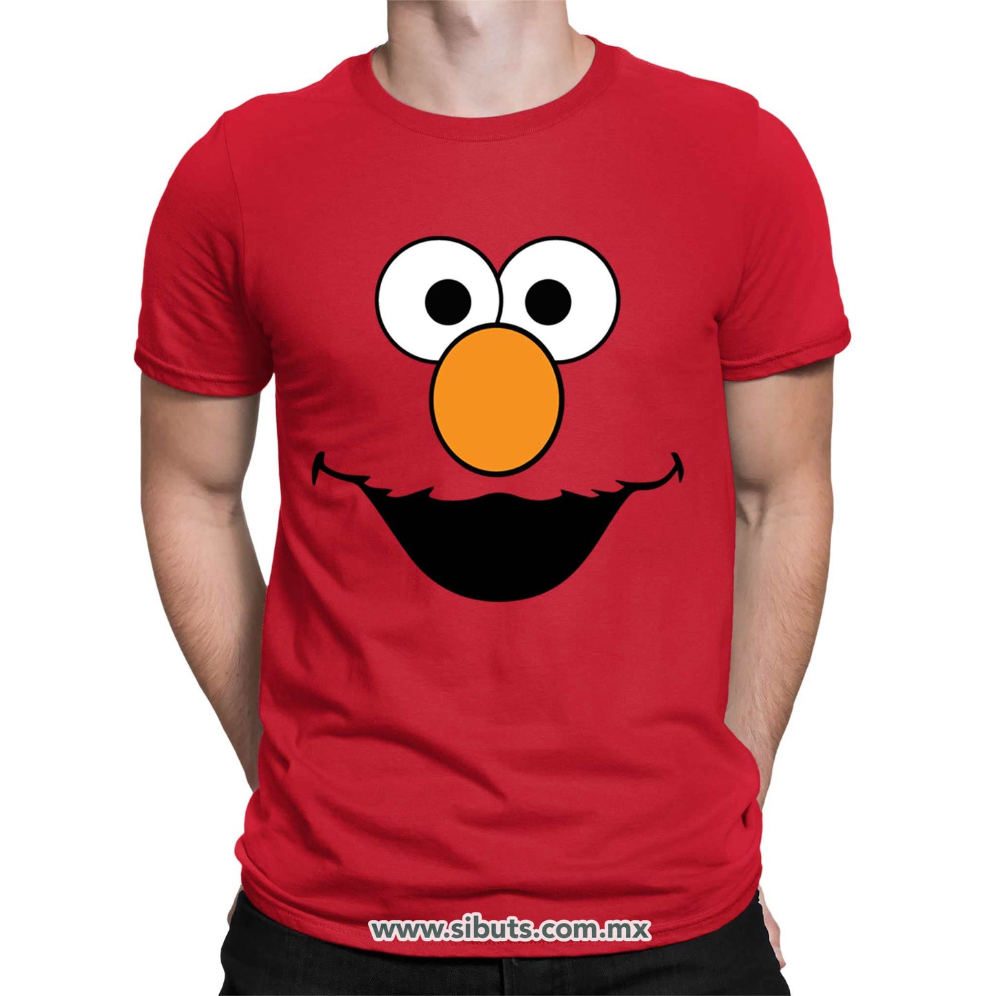 Playera Hombre Plaza Sesamo Elmo