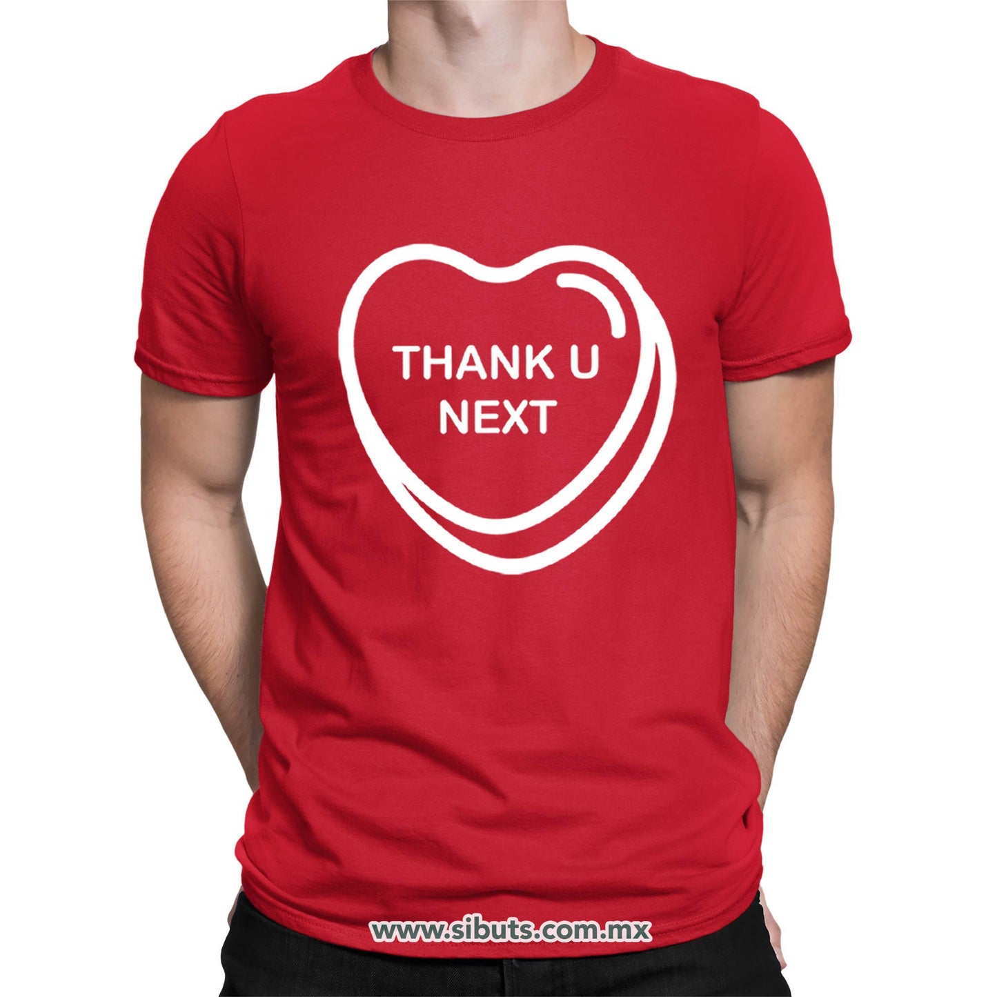 Playera Hombre San Valentin Thank You Next