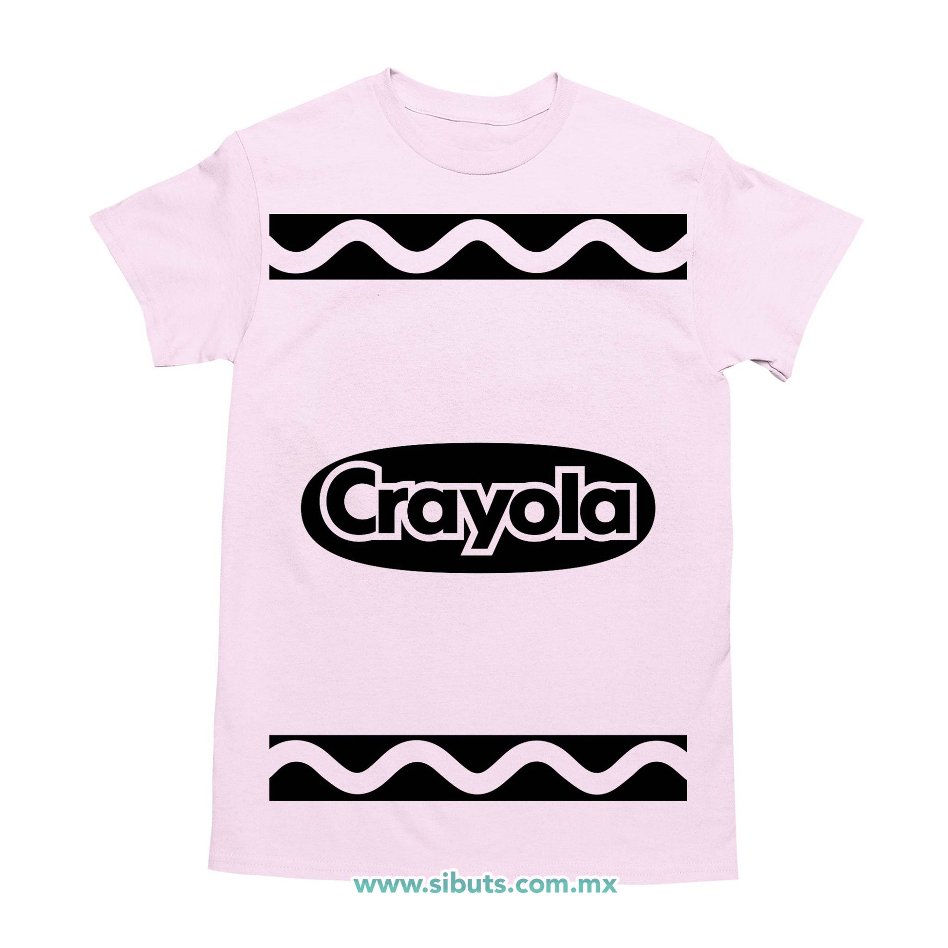 Playera Hombre Crayola Rosa