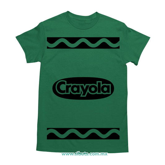 Playera Hombre Crayola Verde