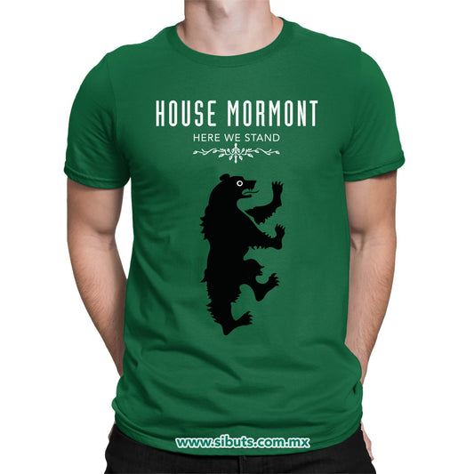 Playera Hombre Game Of Thrones House Mormont