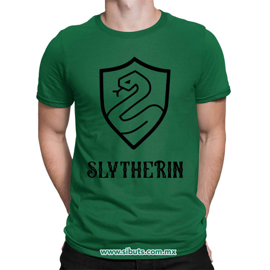 Playera Hombre Harry Potter Slytherin