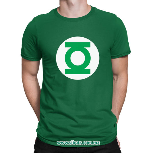 Playera Hombre Linterna Verde