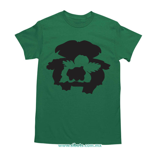 Playera Hombre Pokemon Bulbasaur Evolutions