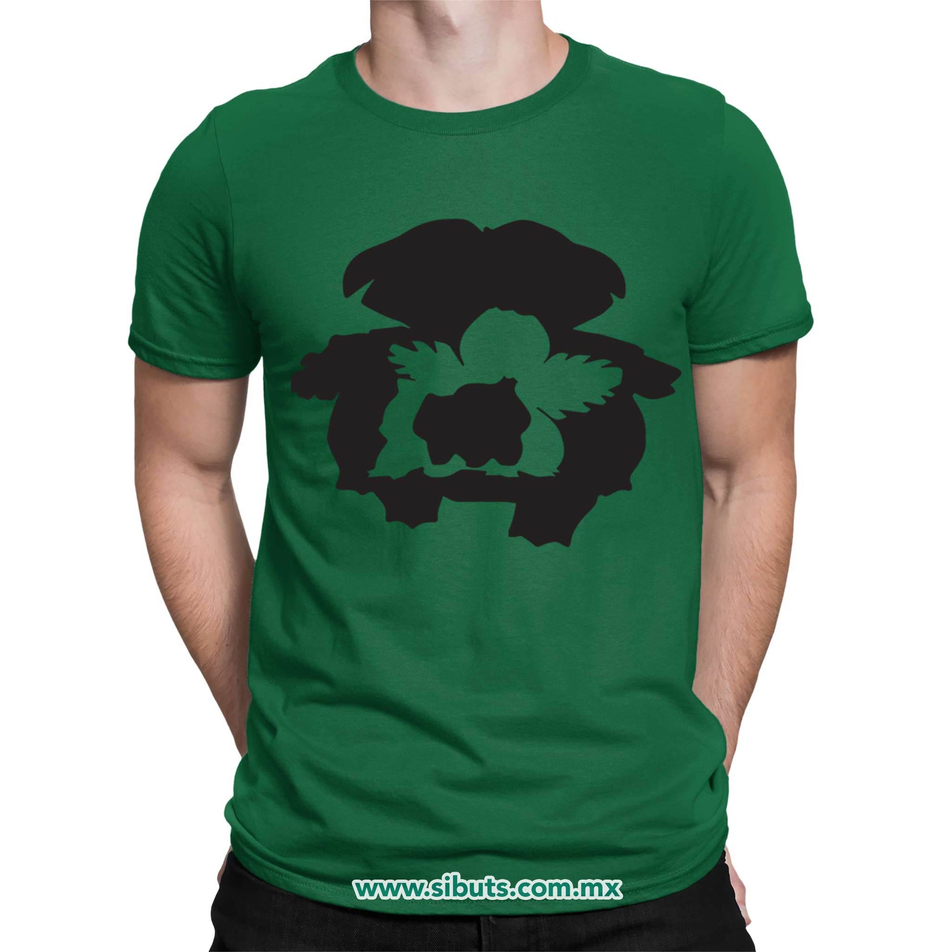 Playera Hombre Pokemon Bulbasaur Evolutions