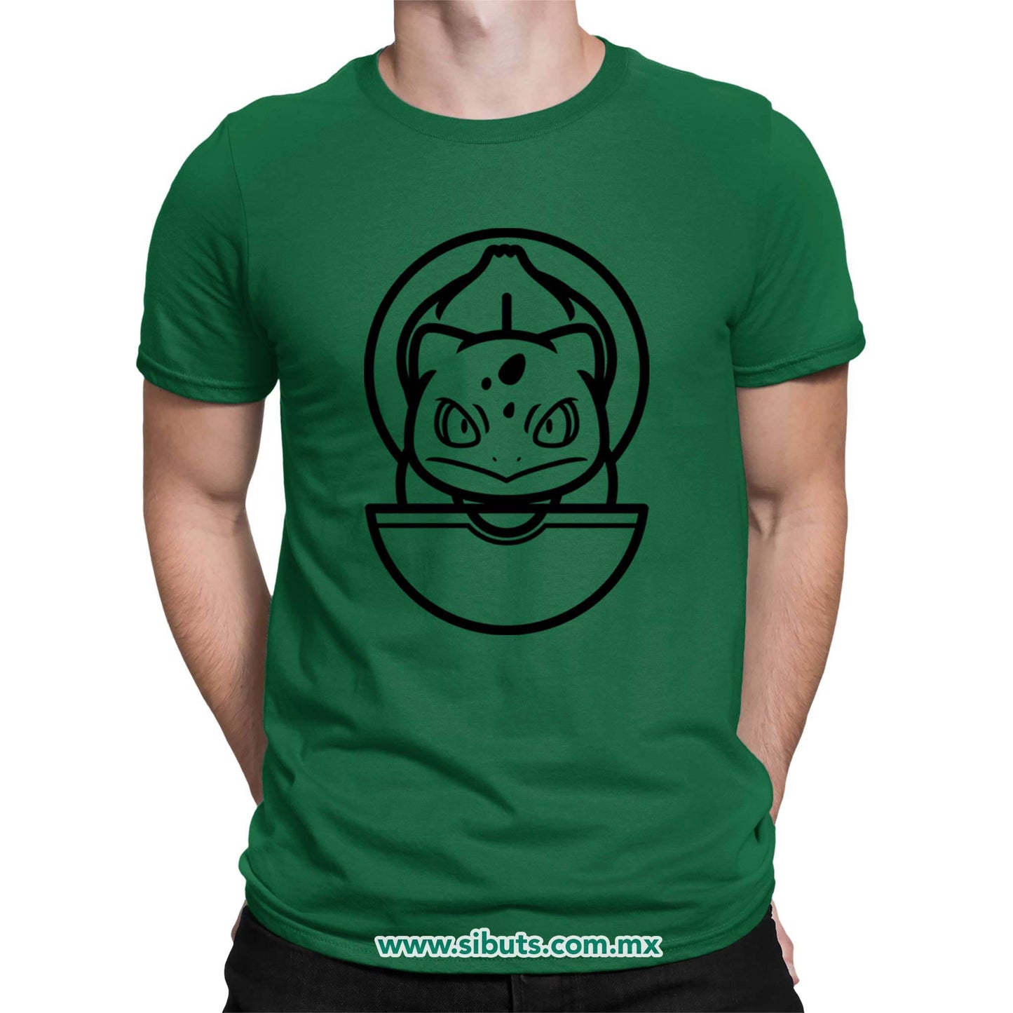 Playera Hombre Pokemon Bulbasaur Point