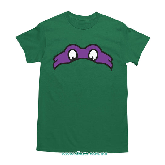 Playera Hombre Tortuga Ninja Donatelo