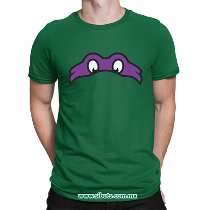 Playera Hombre Tortuga Ninja Donatelo